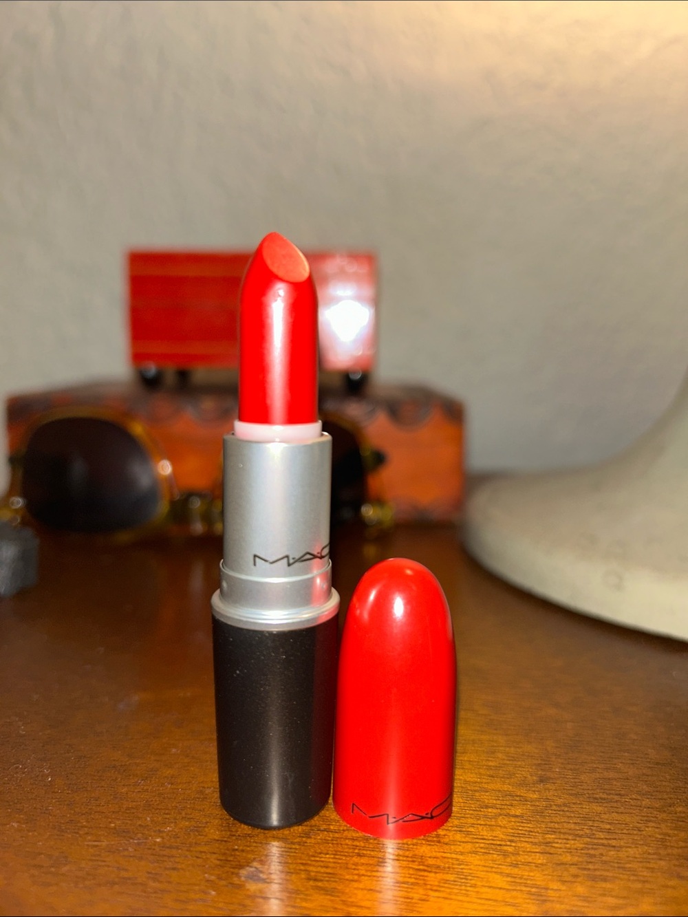 Rare! MAC Cosmetics RUSSIAN RED Matte Lipstick, LTD ED PKG, HTF! BNWOB